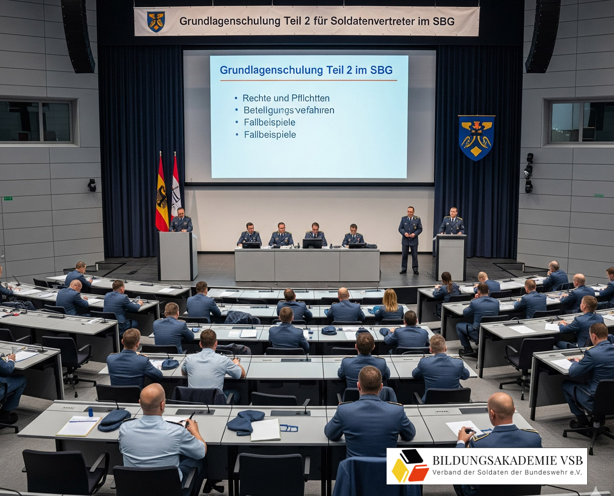 Grundschulung Teil 2 für Soldatenvertreterinnen und Soldatenvertreter im Personalrat (SBG)